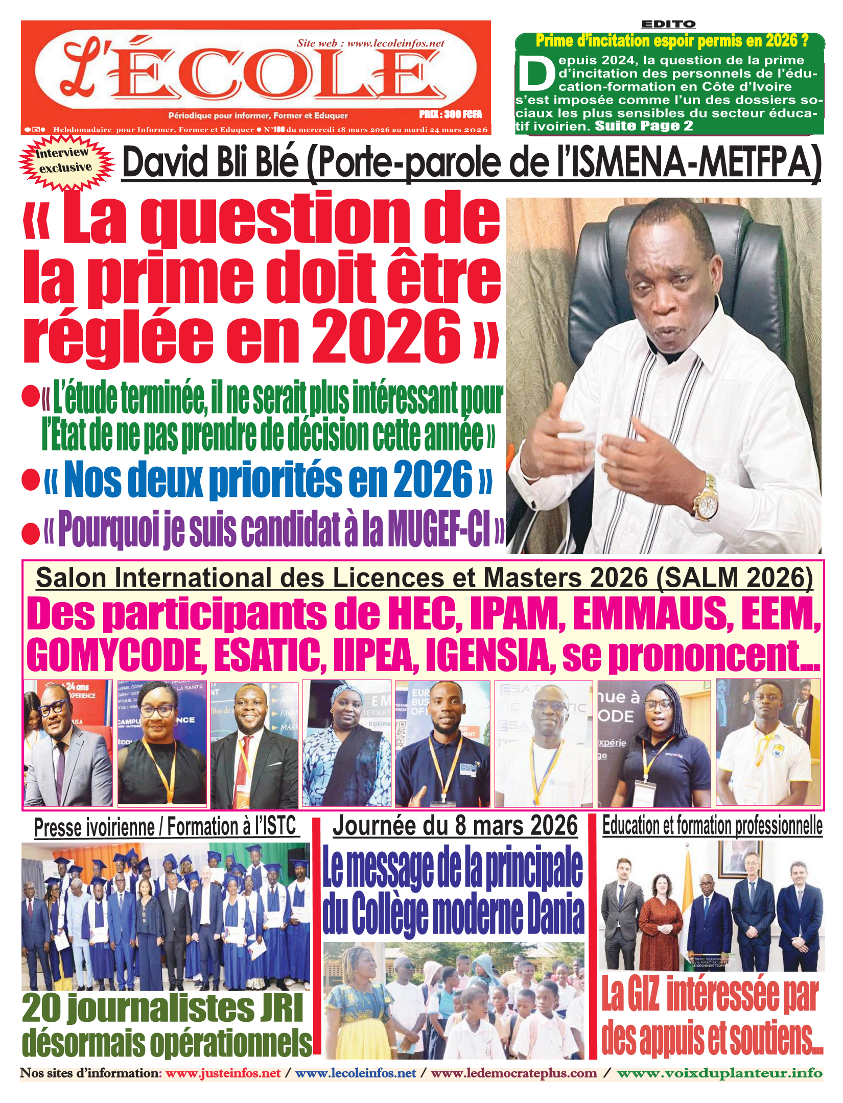 L&rsquo;ECOLE n°198 ++