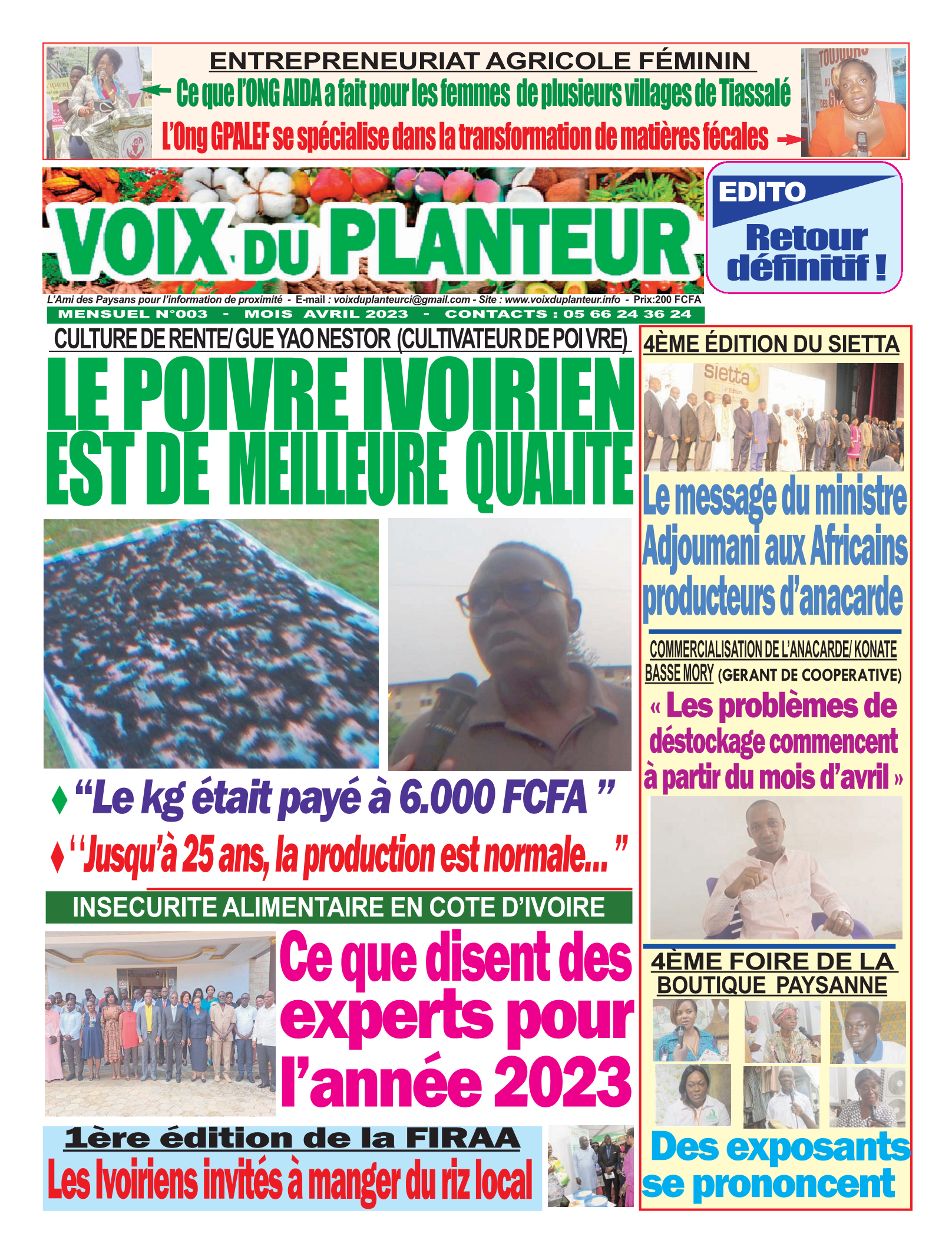Voix du Planteur n°03